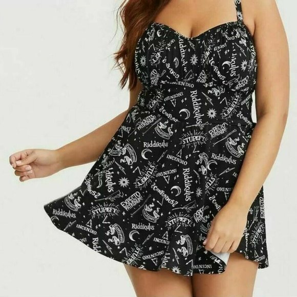 torrid Other - Torrid Harry Potter One Piece Skater Swim Dress